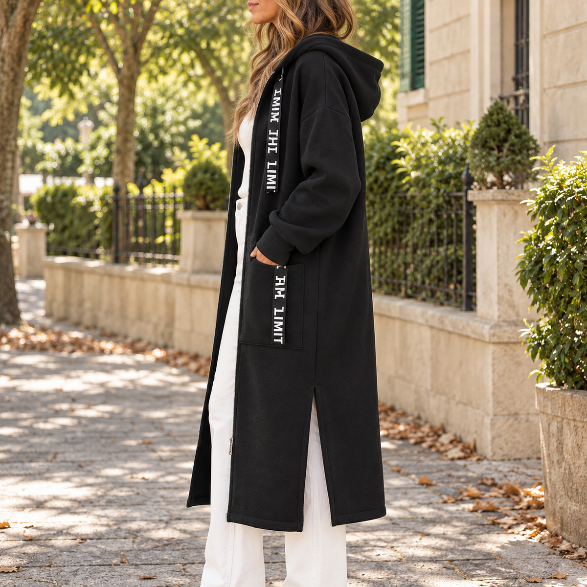 Aurore Manteau Hoodie Lon