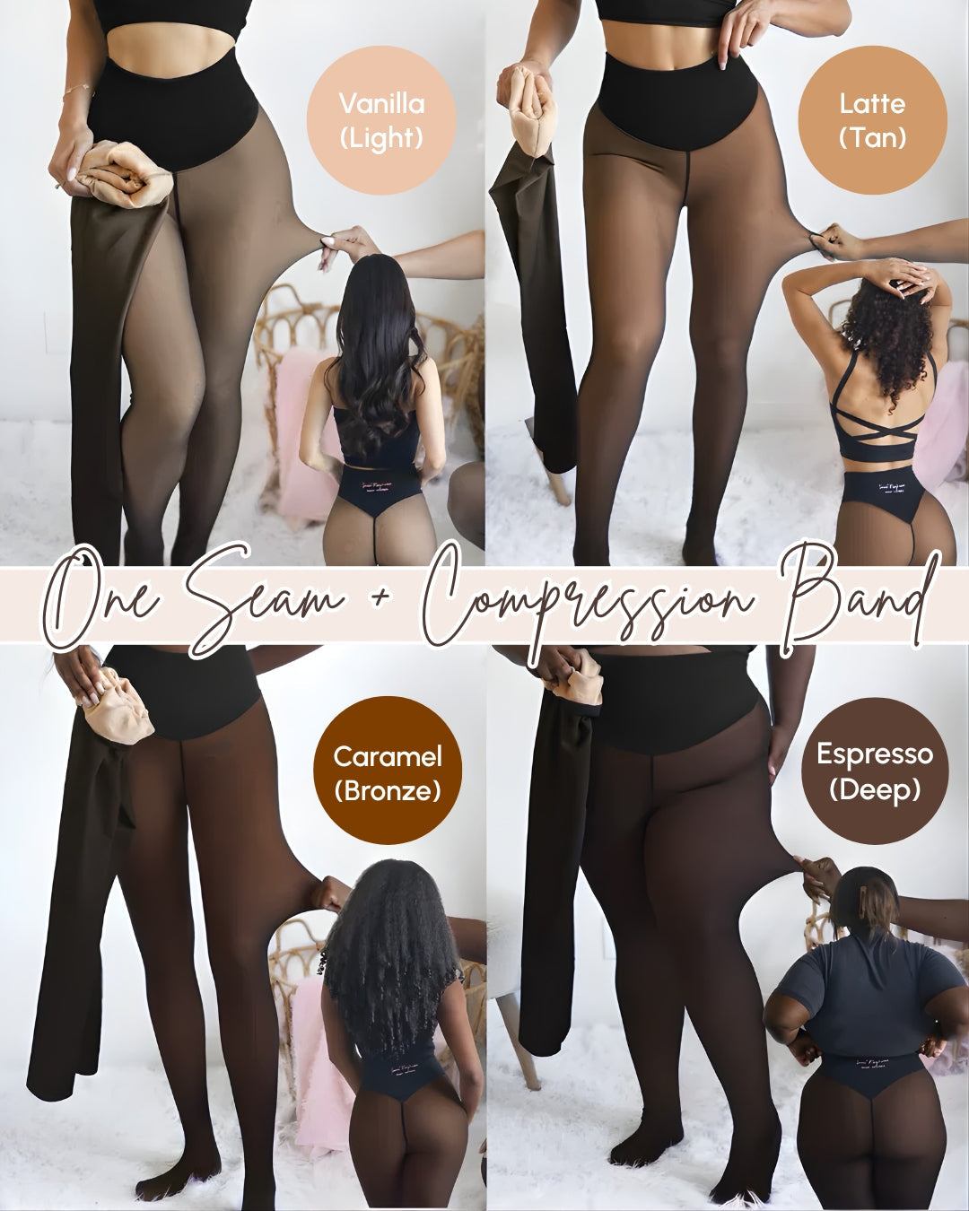 Velours Nude Fleece legging
