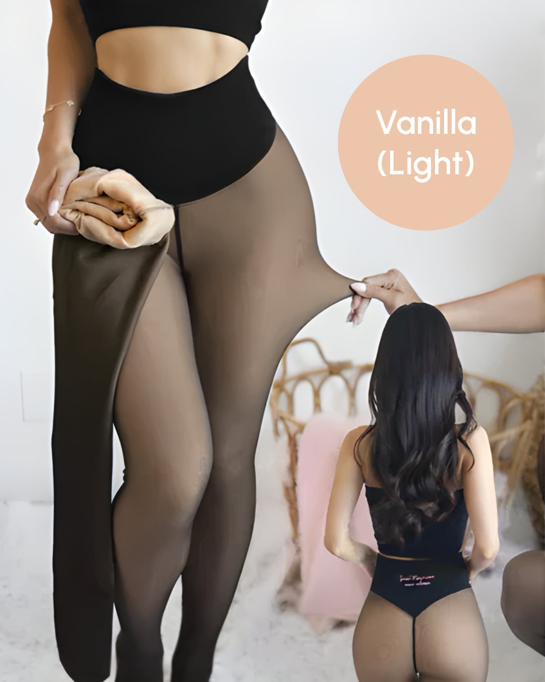 Velours Nude Fleece legging