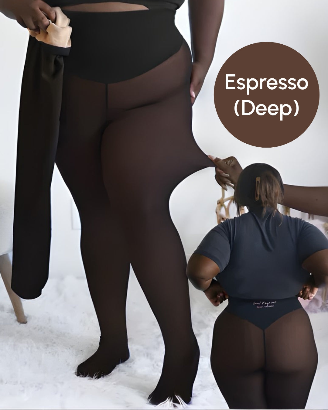 Velours Nude Fleece legging