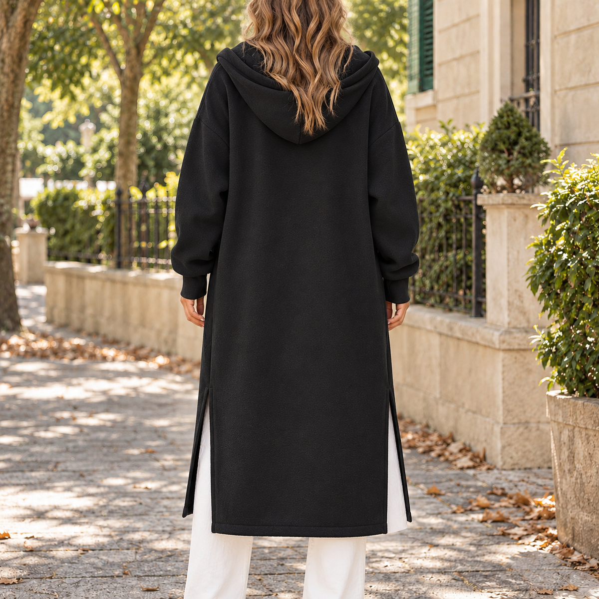 Aurore Manteau Hoodie Lon