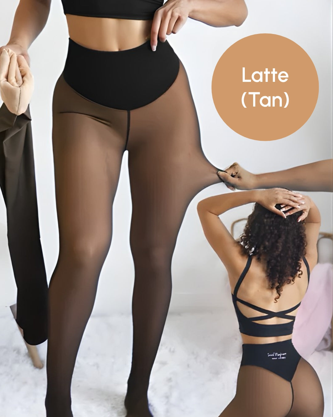 Velours Nude  Fleece legging